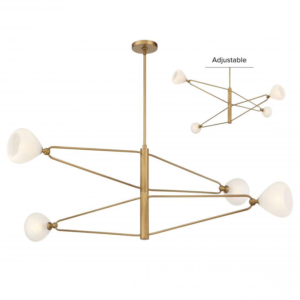 4 LIGHT CHANDELIER