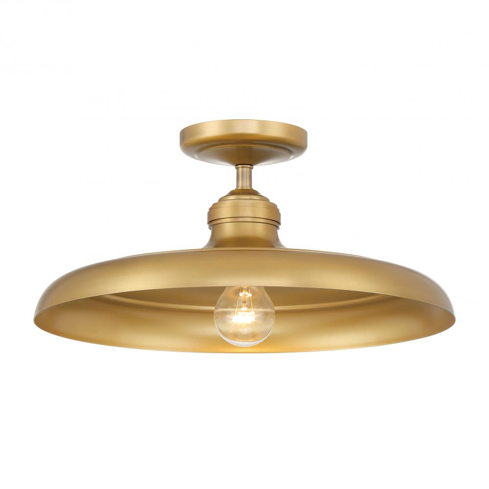 1 LIGHT SEMI FLUSH