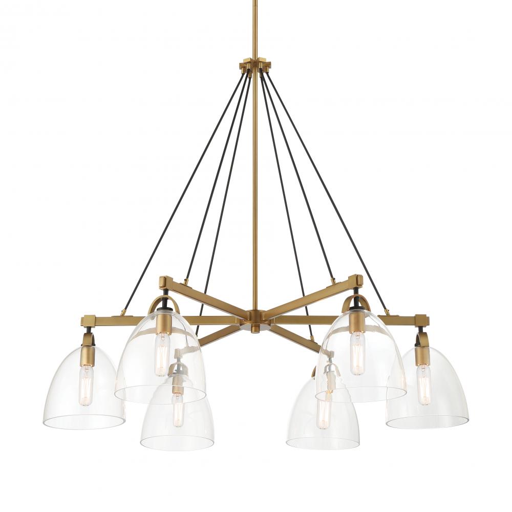 6 LIGHT CHANDELIER