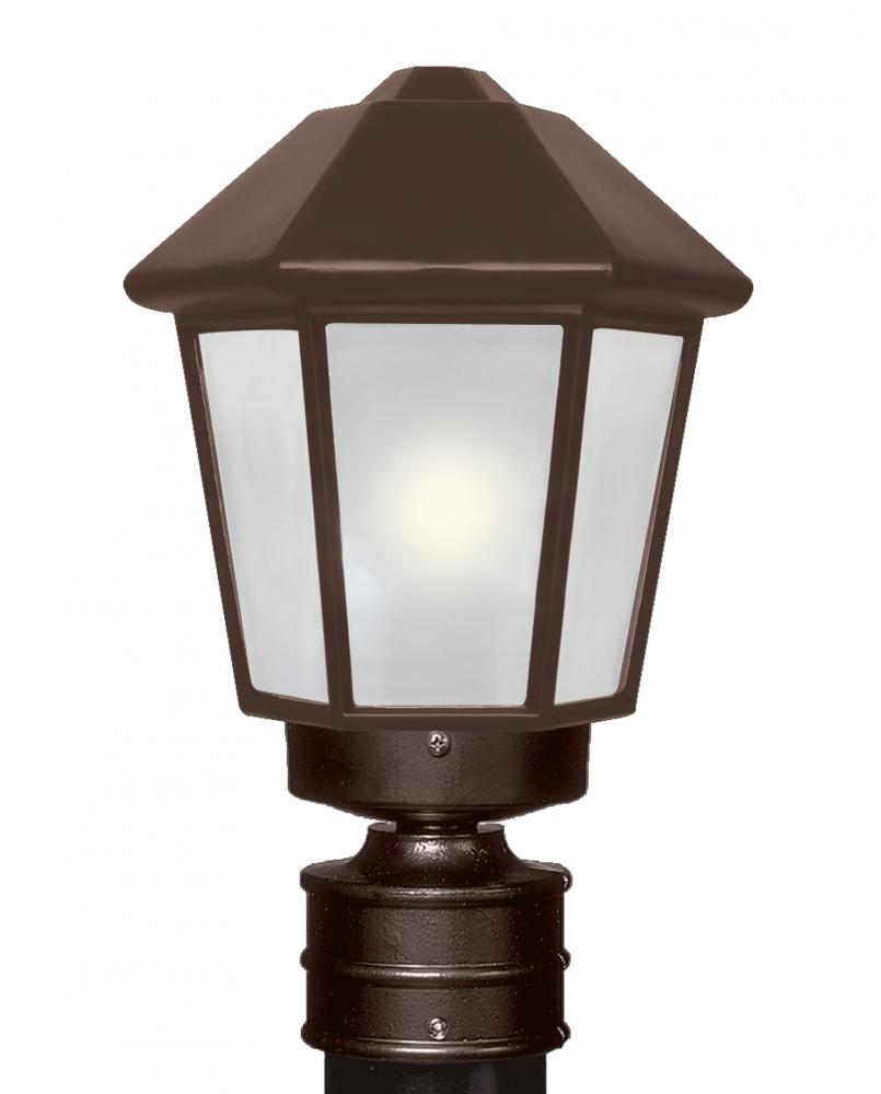 Costaluz 3272 Series Post Bronze 1x75W A19