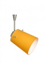 Besa Lighting SP-5118AM-06-SN - Besa Spotlight With 6" Stem Tammi 3 Satin Nickel Apricot Matte 1x50W Halogen Mr16