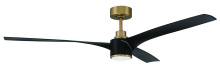 Craftmade PHB60FBSB3-NWF - 60" Ceiling Fan w/DC Motor, W/Blades & LED Light kit, Non Wi-Fi