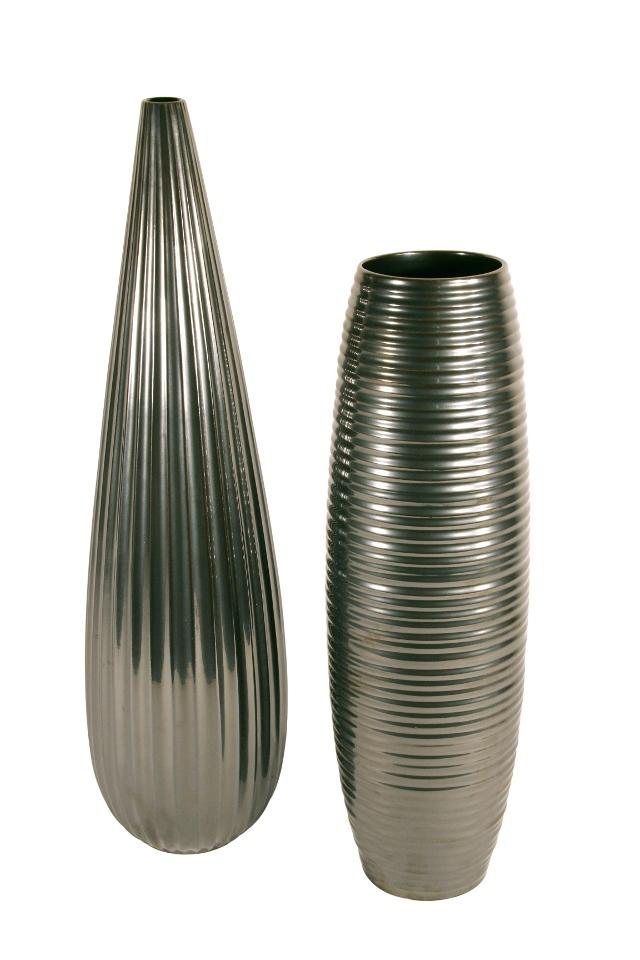 VASE, SLENDER MD, URBAN, GUNMETAL