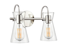 Millennium 21002-PN - Camellia 13.5" Wide 2-Light Vanity - Polished Nickel